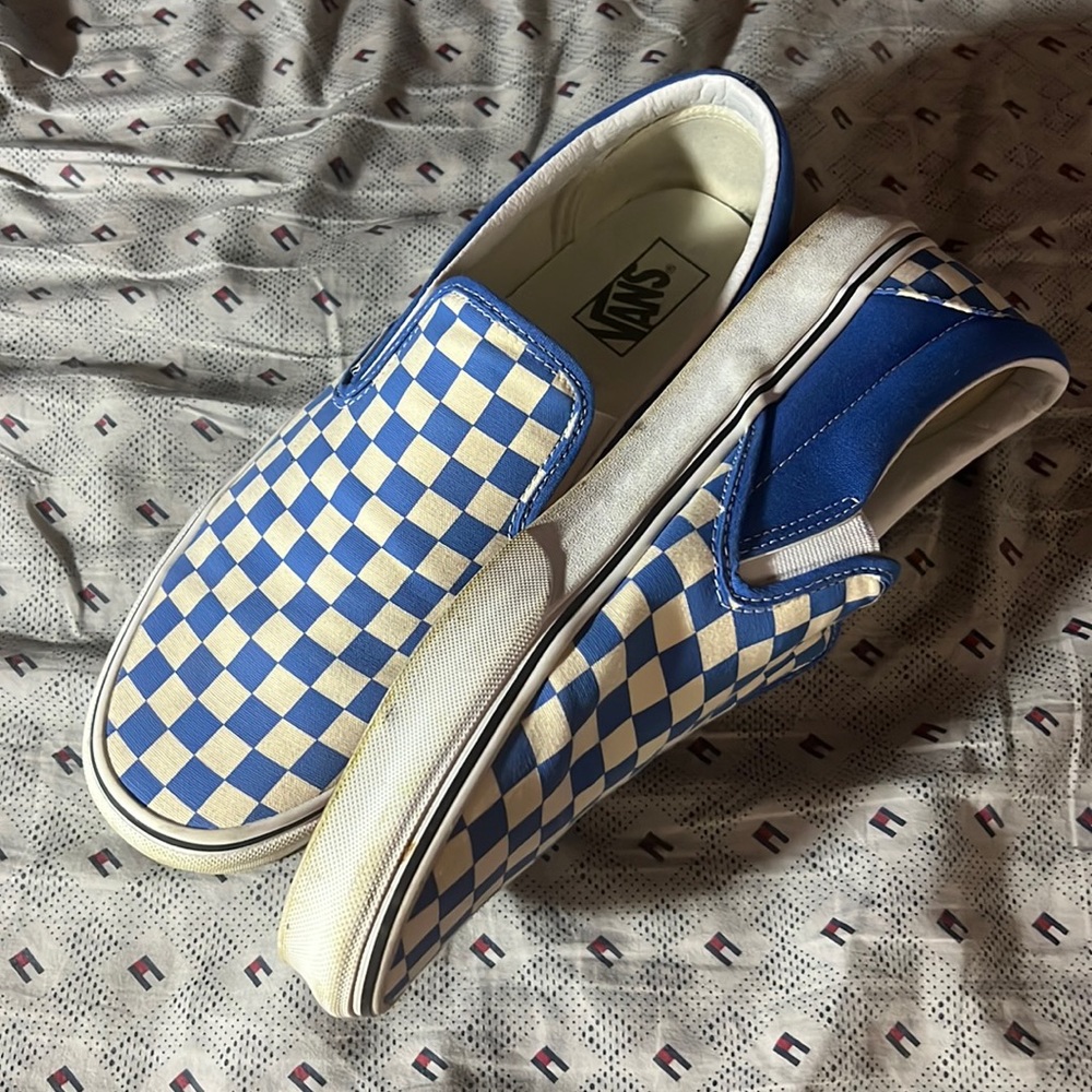 Vans- Blue Checkered